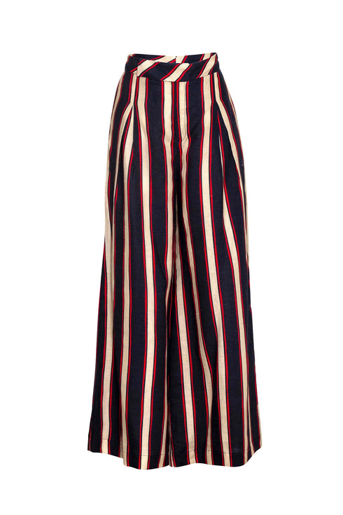 Marine Stripe Pant Caviar Midnight